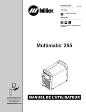 Miller Multimatic 255 Manuel De L'utilisateur