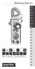 LaserLiner MultiClamp-Meter Pro Mode D'emploi
