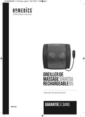 Homedics NOMA-2000 Manuel D'instructions