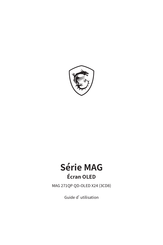 Msi MAG 271QP QD-OLED X24 Guide D'utilisation