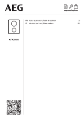 AEG KFA29SIO Notice D'utilisation