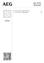AEG KFA58DO Notice D'utilisation