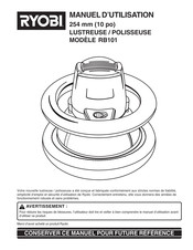 Ryobi RB101 Manuel D'utilisation
