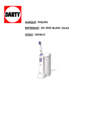 Philips sensiflex HX2645 Manuel D'utilisation