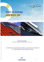 EDILIANS EASY ROOF TOP Guide De Montage