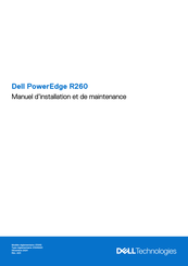 Dell PowerEdge R260 Manuel D'installation Et De Maintenance