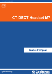 CeoTronics CT-DECT Multi M7 Mode D'emploi