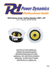 Power Dynamics CSH80 Manuel D'instructions