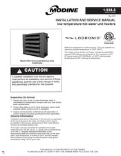 Modine LODRONIC HCH 39 Manuel D'utilisation