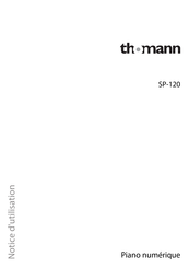 Thomann SP-120 Notice D'utilisation