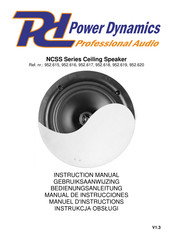 Power Dynamics 952.619 Manuel D'instructions