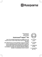 Husqvarna AUTOMOWER ASPIRE R4 Manuel D'utilisation
