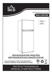 HOMCOM 800-256V80 Manuel D'instructions
