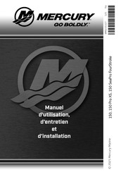 Mercury 150 Manuel D'utilisation, D'entretien Et D'installation