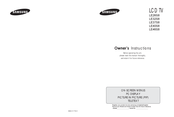 Samsung LE26S8 Manuel D'instructions
