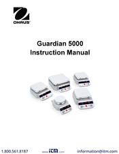 Ohaus Guardian 5000 Serie Manuel D'instructions