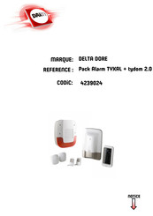 DELTA DORE Pack TYXAL+ Guide D'installation Simplifié
