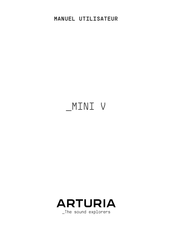 Arturia miniV Manuel De L'utilisateur