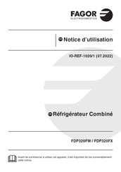 Fagor FDP320FW Notice D'utilisation