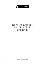 Zanussi ZFC 19/4 D Notice D'utilisation