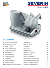 SEVERIN AS 3915 Mode D'emploi