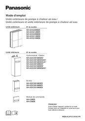 Panasonic WH-WXG09ME5 Mode D'emploi