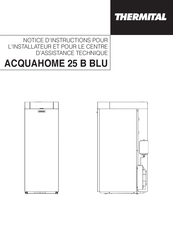 thermital ACQUAHOME 25 B BLU Notice D'instructions