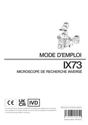 Olympus IX73 Mode D'emploi