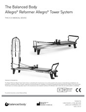 Balanced Body Allegro Reformer Mode D'emploi