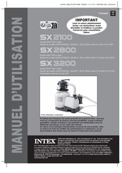 Intex Krystal Clear SX2800 Manuel D'utilisation