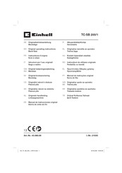 EINHELL TC-SB 200/1 Instructions D'origine
