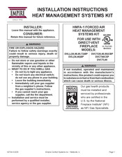 Empire Comfort Systems Boulevard DVLL72BP Instructions D'installation