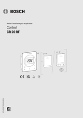 Bosch Control CR 20 RF Notice D'installation