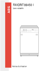 Aeg FAVORIT 86450 I Notice D'utilisation