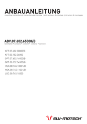 SW-Motech KFT.07.602.30000/B Instructions De Montage