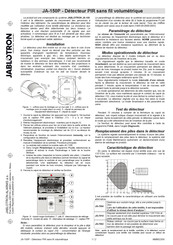 Jablotron JA-150P Mode D'emploi