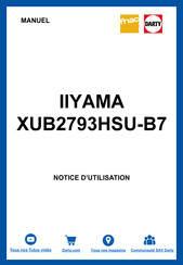Iiyama ProLite XU2493HSU Mode D'emploi