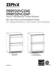 Zephyr Presrv PRRFD24C2AP Guide D'utilisation, D'entretien Et D'installation