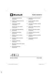 EINHELL TE-AC 430/90/10 Instructions D'origine
