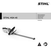 Stihl HSA 45 Notice D'emploi