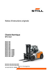 Still RCD 140 Notice D'instructions Originale