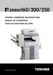 Toshiba e-STUDIO 250 Manuel De L'opérateur