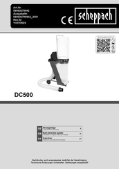 Scheppach DC500 Traduction Des Instructions D'origine
