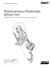 SKF Lincoln PowerLuber 1262E Guide D'installation Et D'entretien