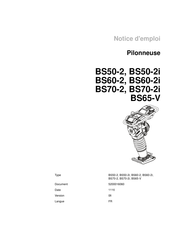 Wacker Neuson BS 60-2 Notice D'emploi