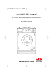 Aeg Electrolux LAVAMAT TURBO 12700 VIT Notice D'utilisation