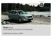 Skoda Octavia 2009 Notice D'utilisation