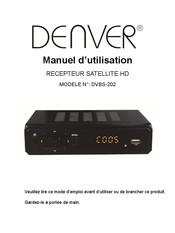 Denver DVBS-202 Manuel D'utilisation