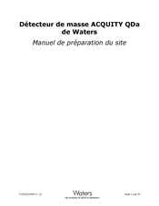 Waters ACQUITY QDa Manuel De Préparation
