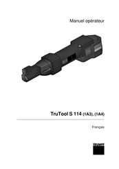 Trumpf TruTool S 114 1A3 Manuel Opérateur